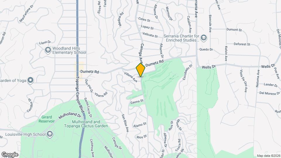 4853 Canoga Ave Map and Location Details