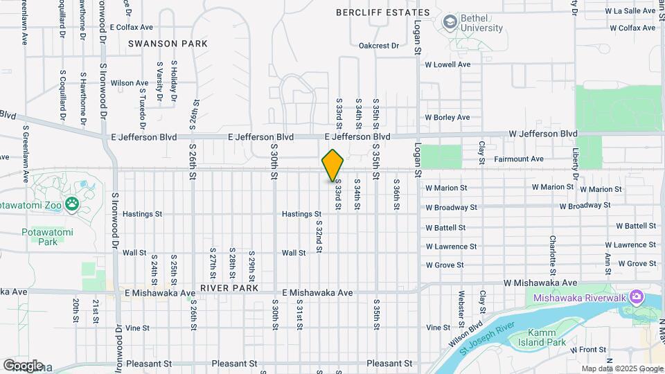 525 S 33rd St Map and Location Details