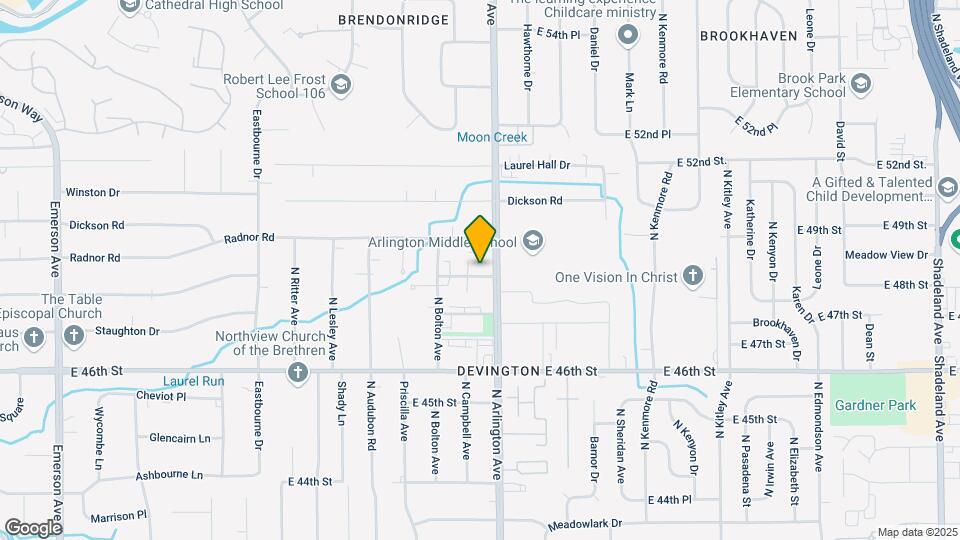 5948 Devington Rd Map and Location Details