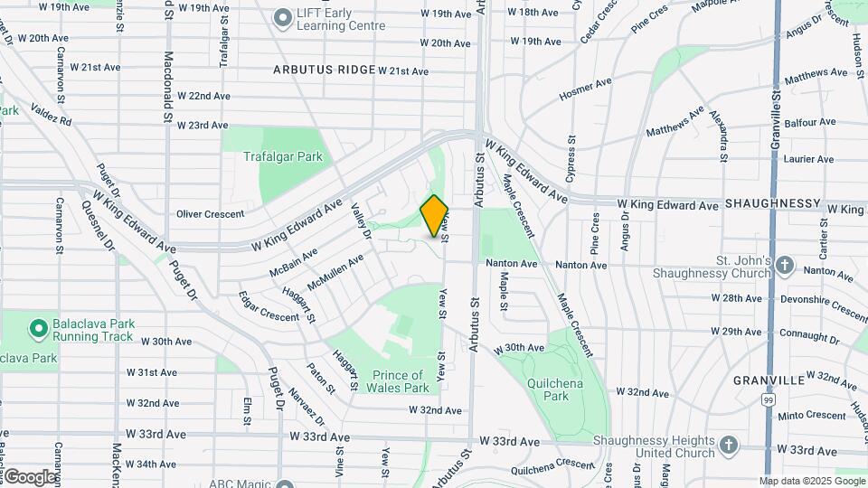 4255 Arbutus St Map and Location Details