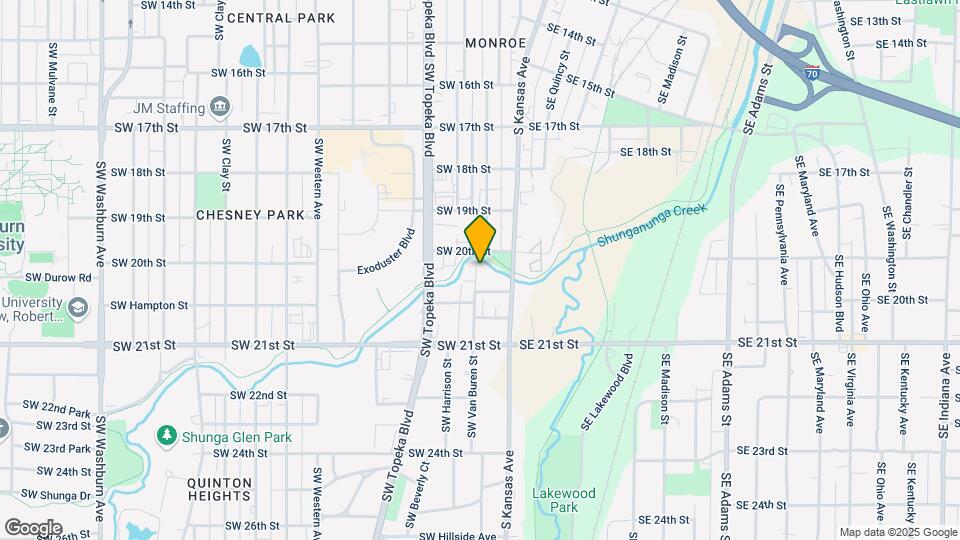 2012 SW Van Buren St Map and Location Details