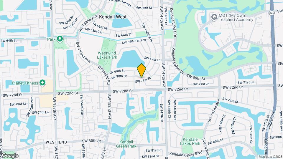 14851 SW 71st St Map and Location Details