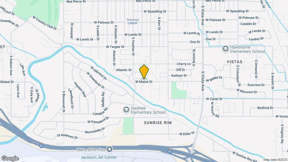3242 W Malad St Map and Location Details