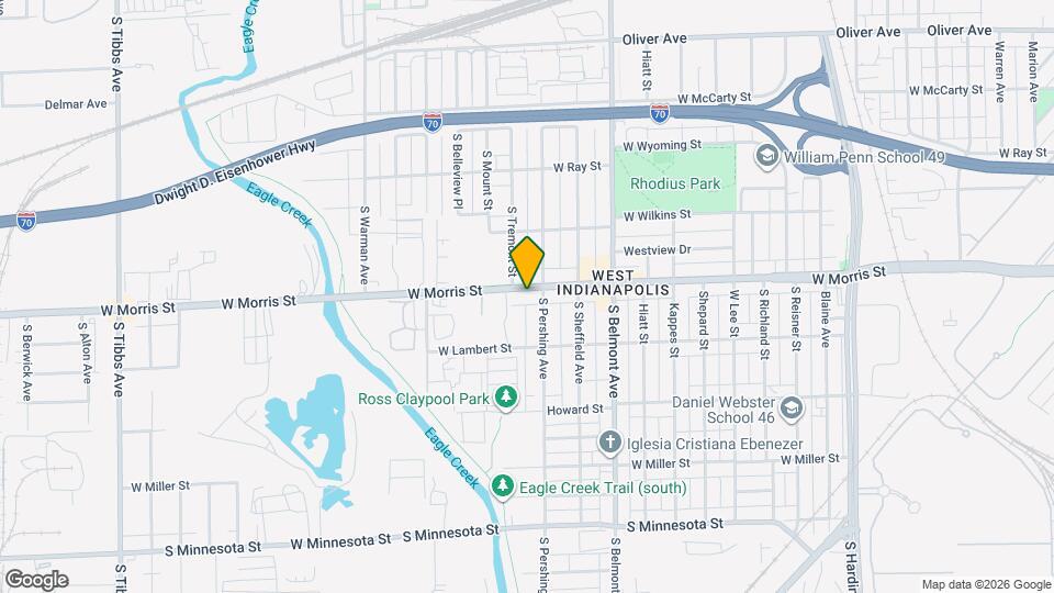 2315 W Morris St Map and Location Details