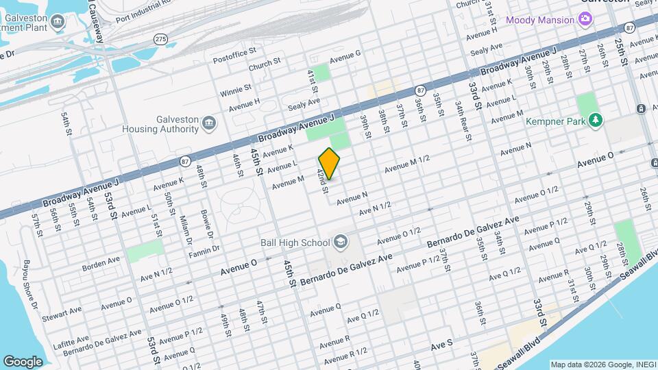 4124 Avenue M 1/2 Map and Location Details