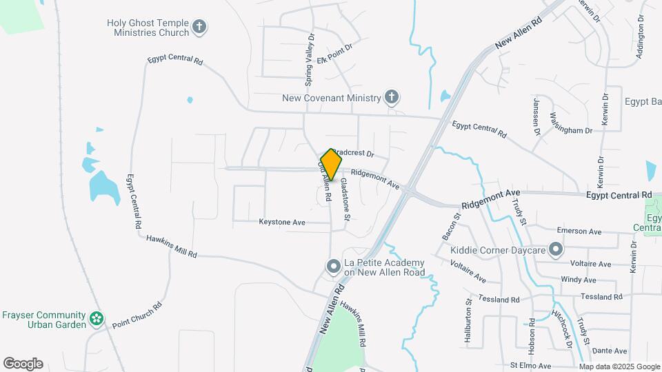 4320 Old Allen Rd Map and Location Details