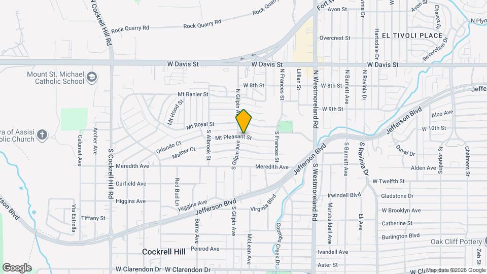 3721 Mt Pleasant St Map and Location Details