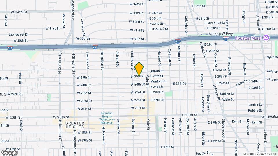 230 W 25th St Map and Location Details