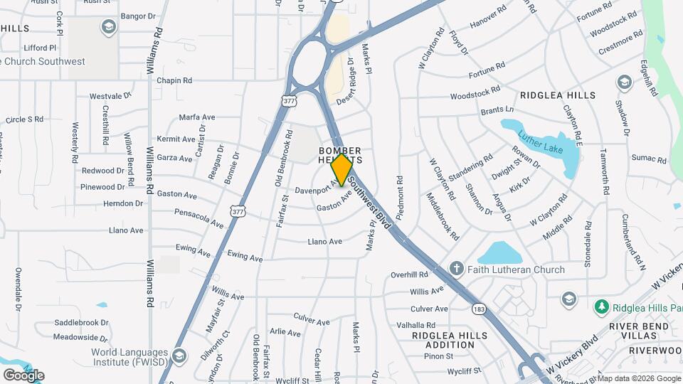 7312 Gaston Ave Map and Location Details
