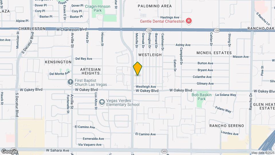 1337 Melville Dr Map and Location Details