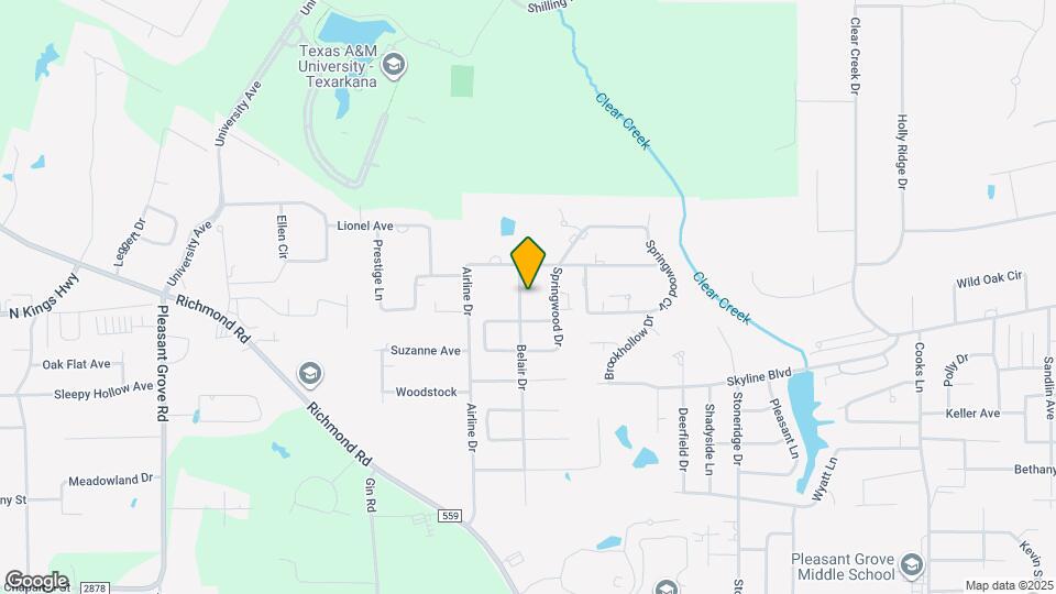 6408 Bel Air Dr Map and Location Details