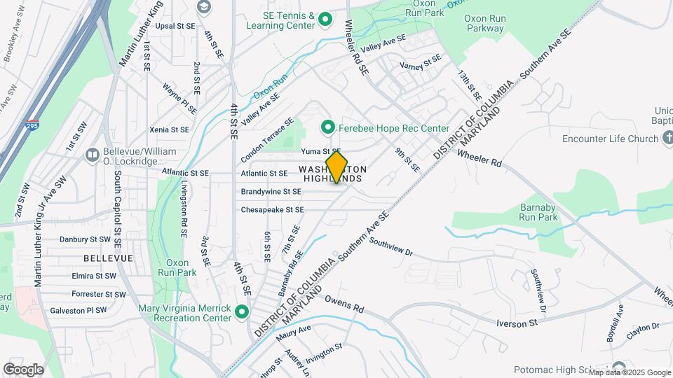 742 Brandywine St SE Map and Location Details