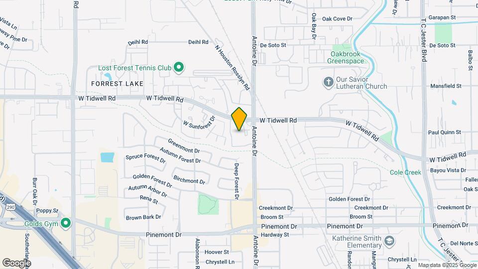 5625 Antoine Dr Mapa y Detalles de la Ubicación