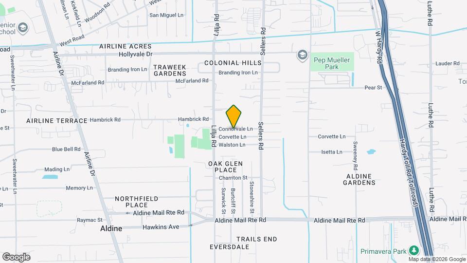 542 Connorvale Ln Mapa y Detalles de la Ubicación