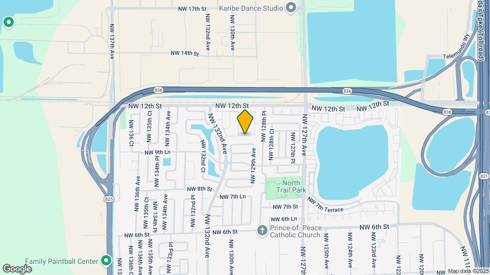 12948 NW 10th St Map and Location Details