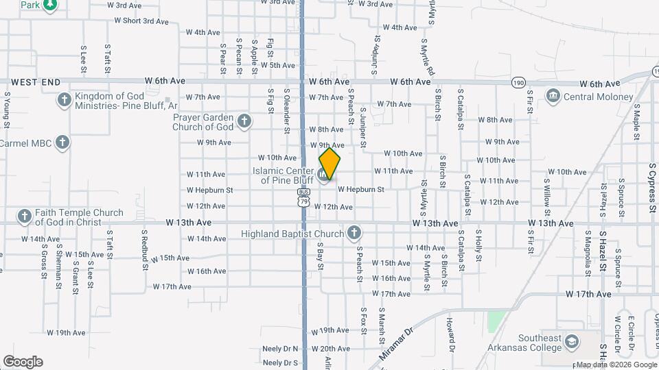 3703 W Hepburn St Map and Location Details