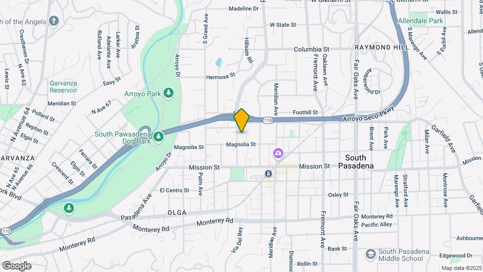 646-648 Orange Grove Ave Map and Location Details