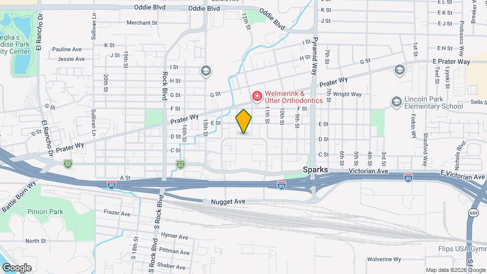 422 1/2 13th St Map and Location Details