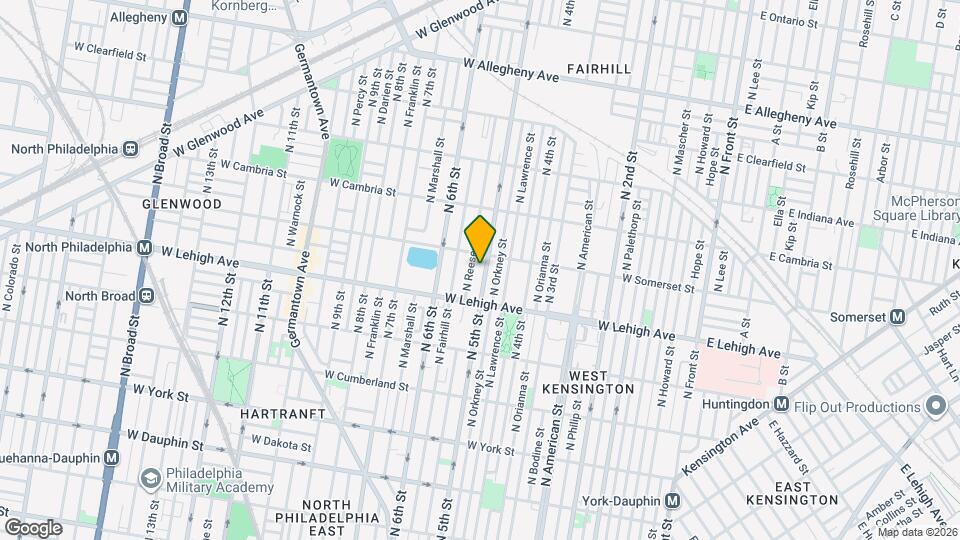 2728 N 5th St Map and Location Details