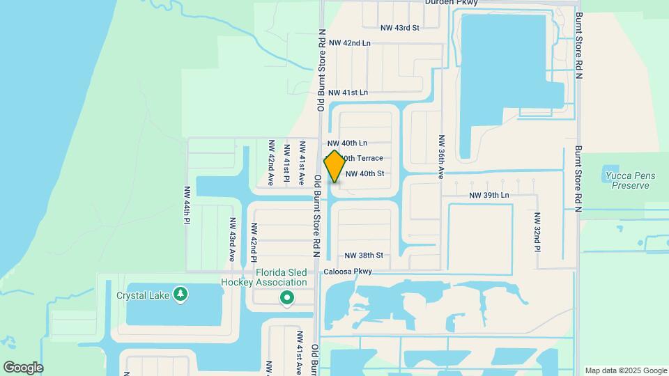 3918 NW 40th Terrace Map and Location Details