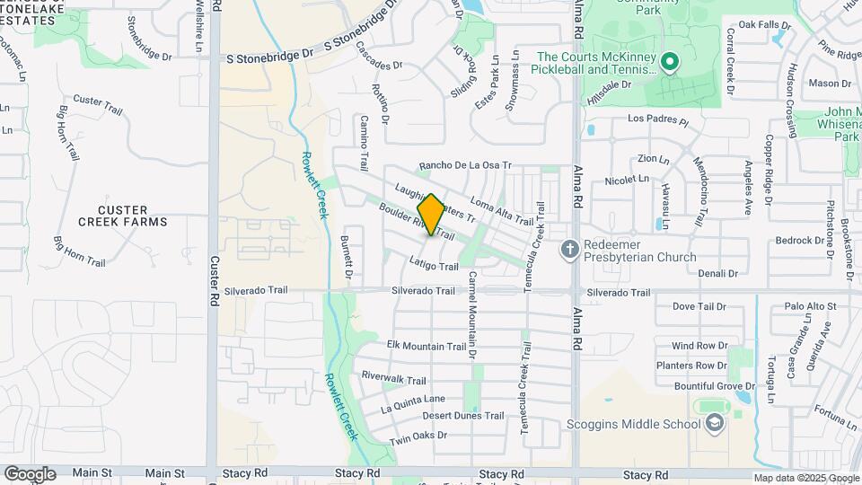 3805 Bitterroot Trail Map and Location Details