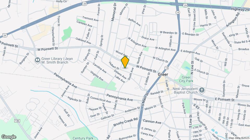 208 Hubert St Map and Location Details