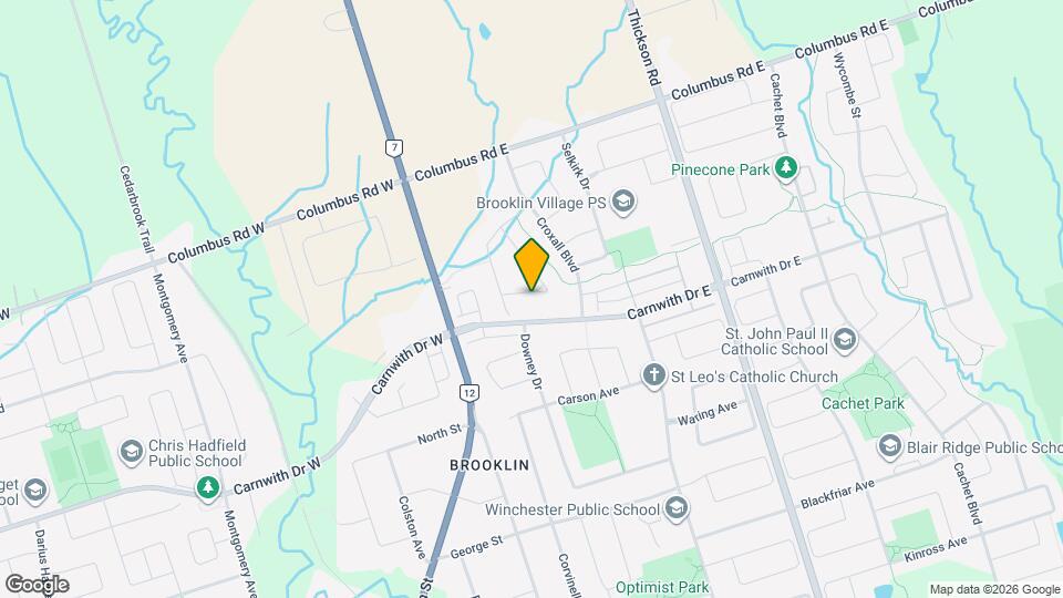 51 Hanson Crescent Map and Location Details