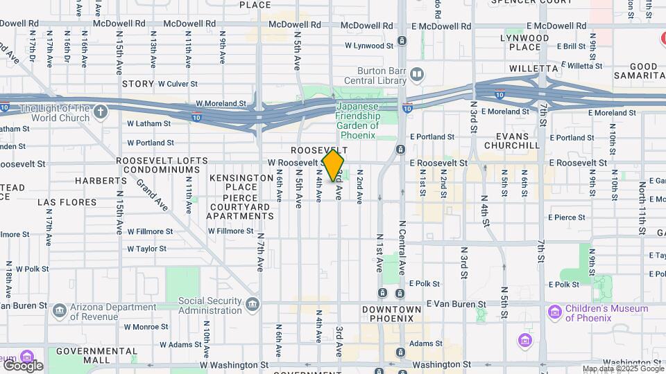 822 N 3rd Ave Mapa y Detalles de la Ubicación