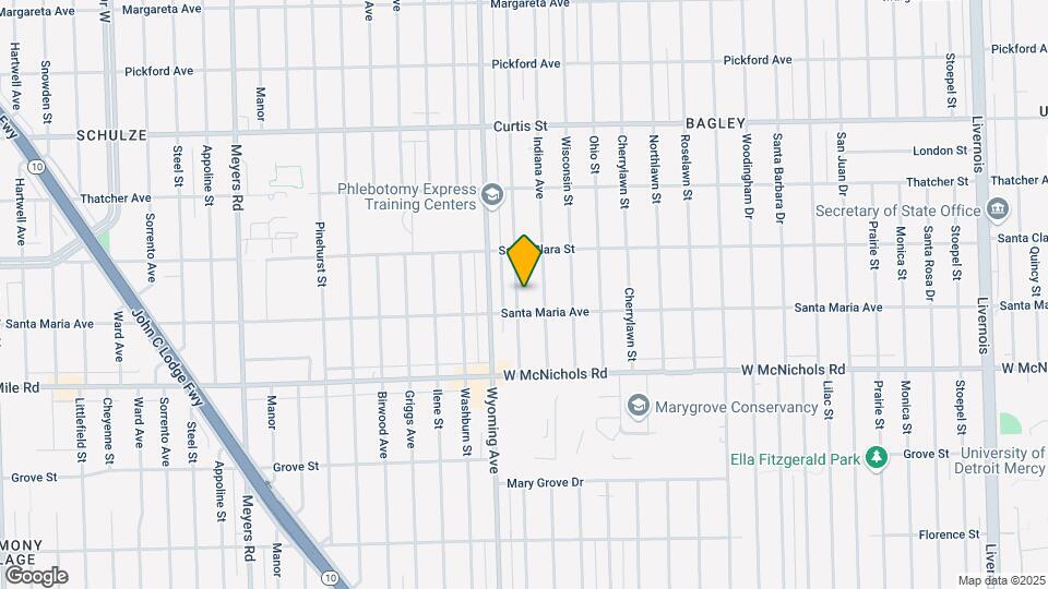17336 Kentucky St Map and Location Details