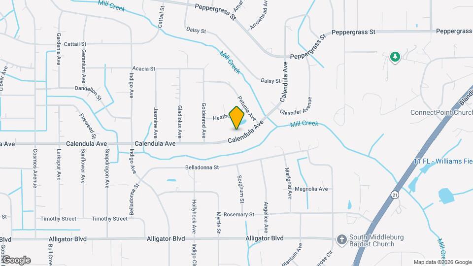 4670 Calendula Ave Map and Location Details