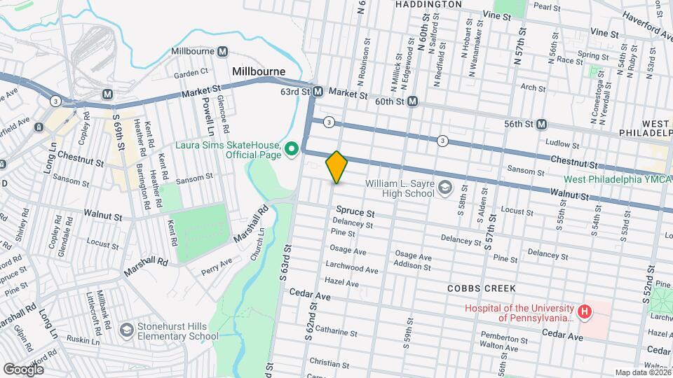 263 S 62nd St Map and Location Details