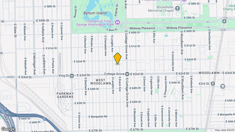 6224 S Evans Ave-Unit -2 Map and Location Details