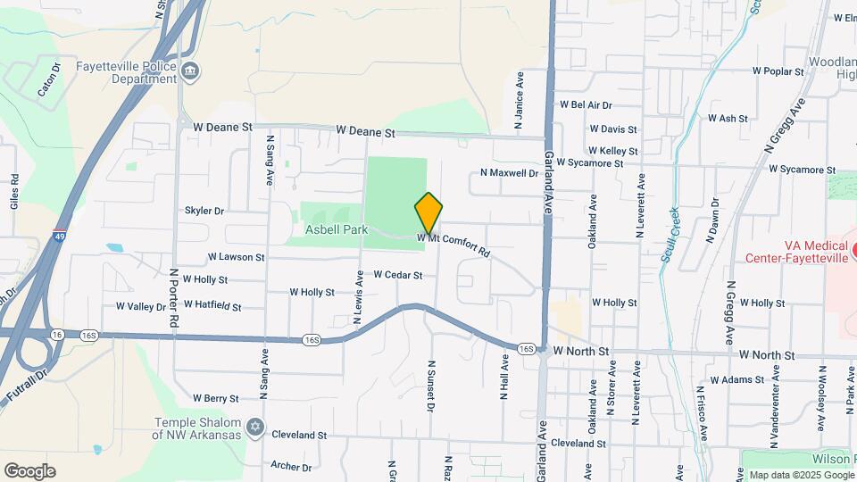 1447 W Mt Comfort Rd Map and Location Details