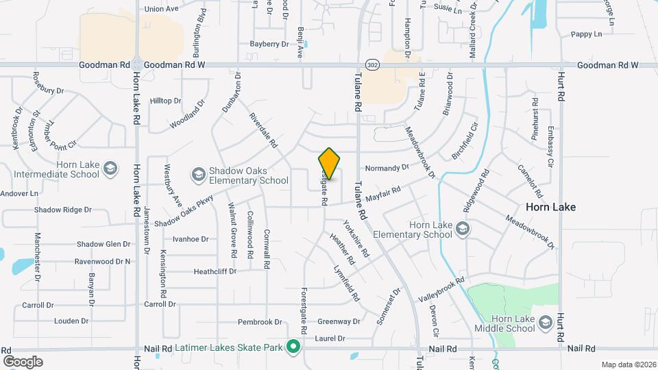 6620 Forestgate Rd Map and Location Details