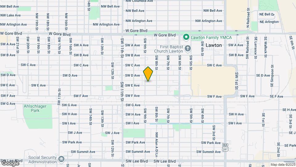 813 SW E Ave Map and Location Details
