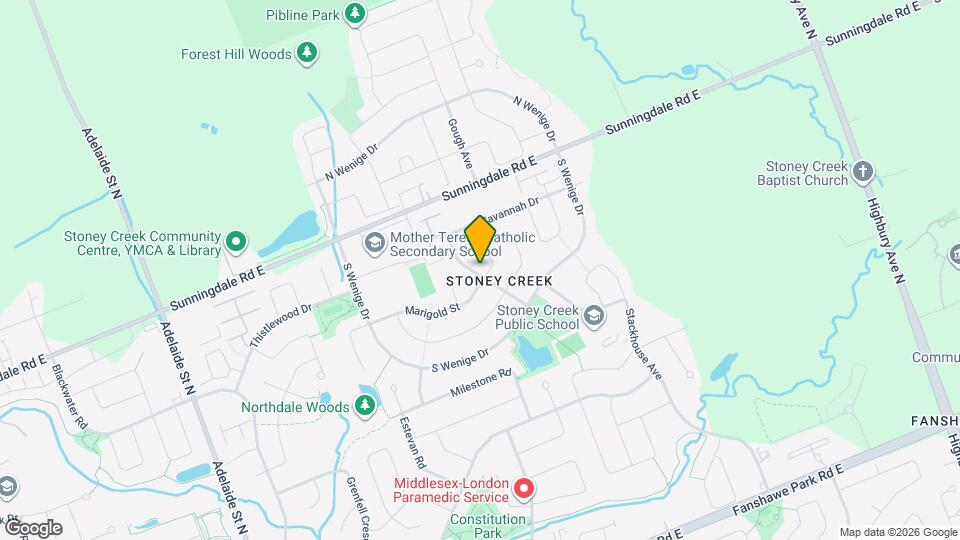 1036 Marigold St Map and Location Details