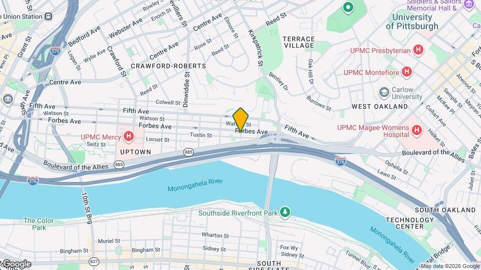 250 Seneca St Map and Location Details