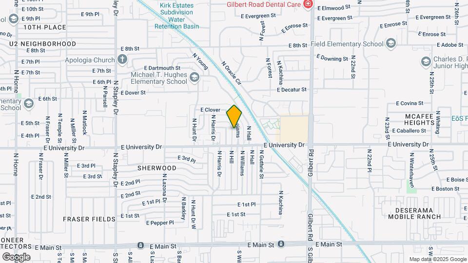 431-432 N Williams St Map and Location Details