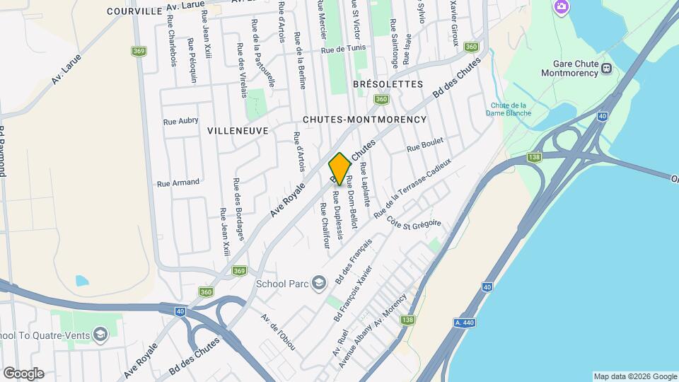 17 Duplessis Rue Map and Location Details