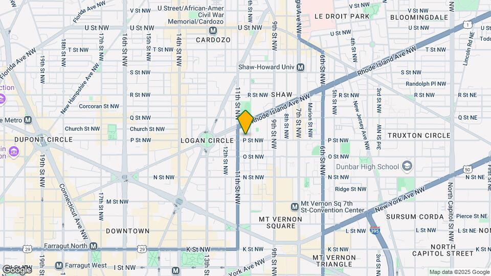 1003 P St NW, Unit B Map and Location Details