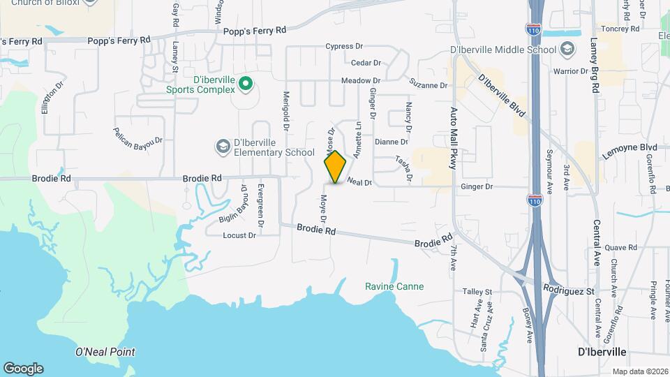 308 Annette Ln Map and Location Details