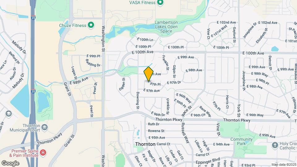 1278 E 97th Pl, Unit 1-201 Map and Location Details