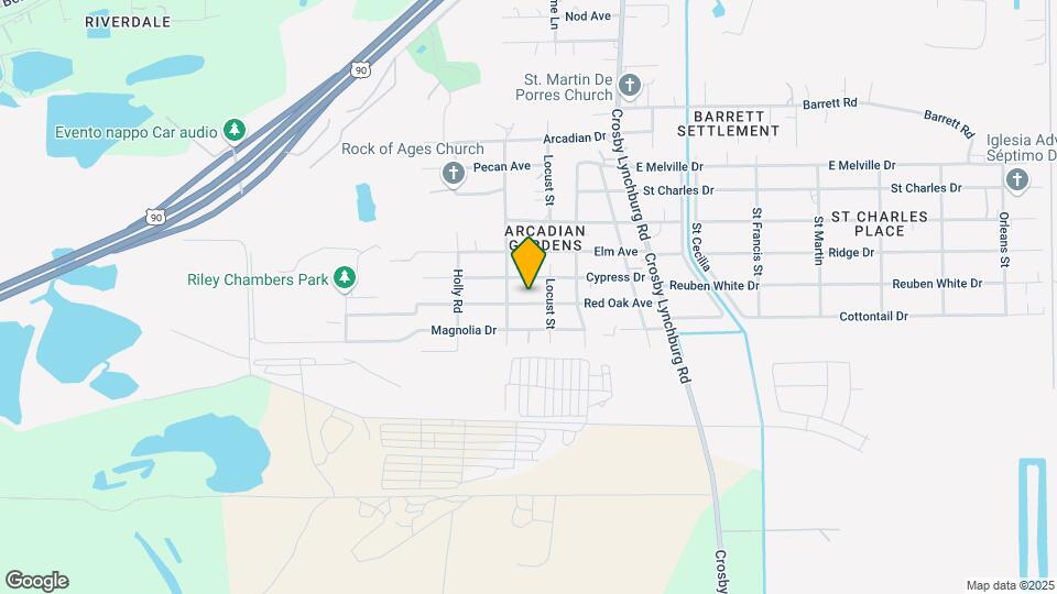410 Red Oak Ave Map and Location Details