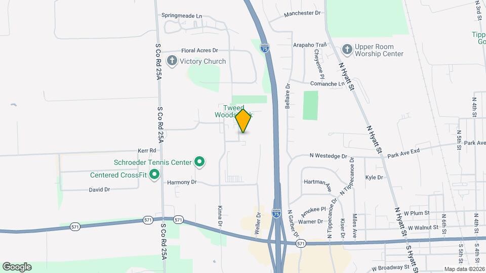 1295 Chestnut Dr, Unit B Mapa y Detalles de la Ubicación