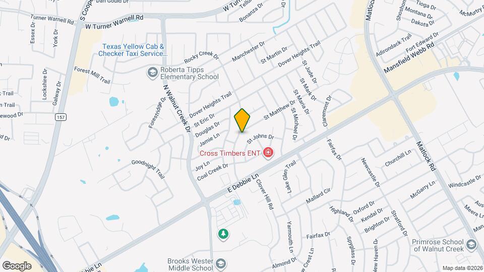 2716 Rocky Creek Dr Map and Location Details