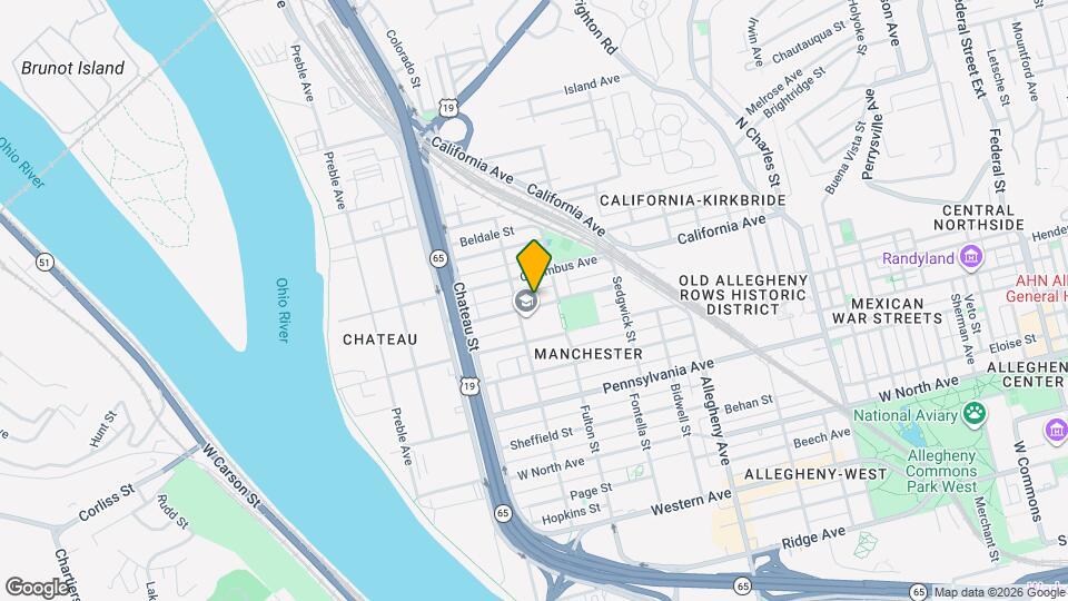 1322 Juniata St, Unit 1 Map and Location Details