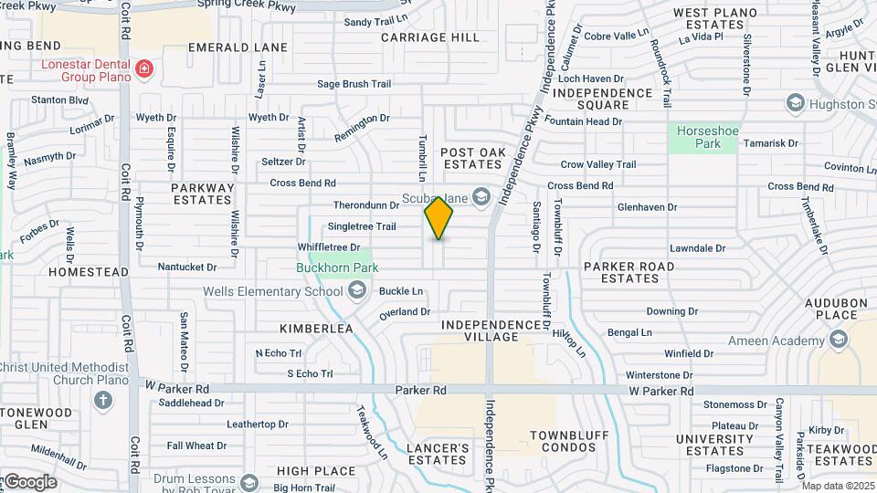 3601 Cassidy Dr Map and Location Details