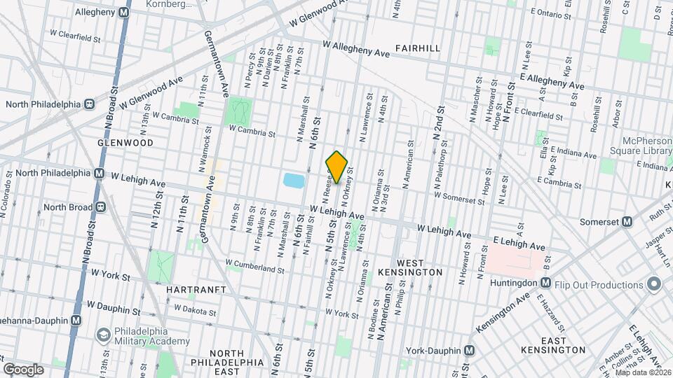 2730 N 5th St Map and Location Details