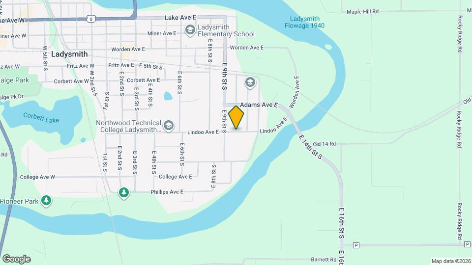 1002 Lindoo Ave E Map and Location Details