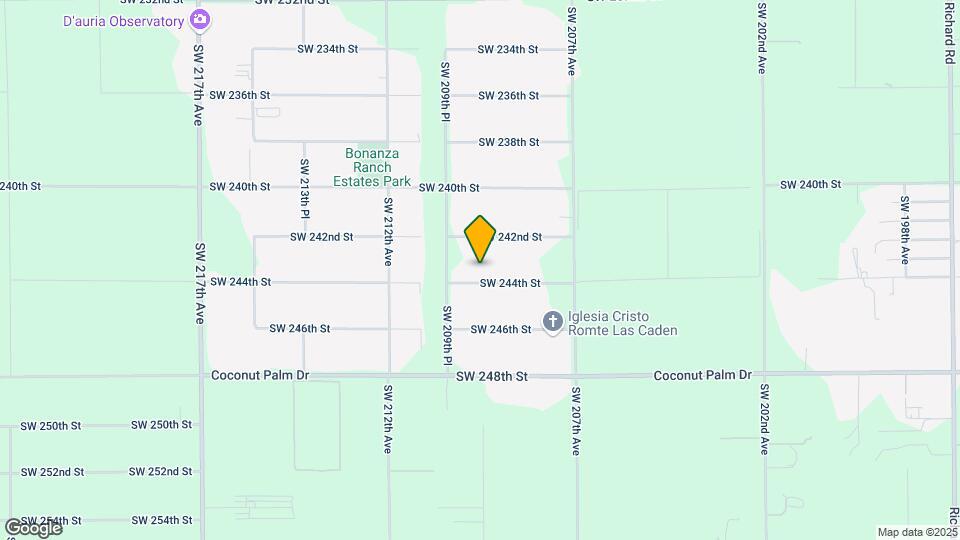 20891 SW 244th St Map and Location Details